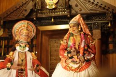 16-Kathakali dancers